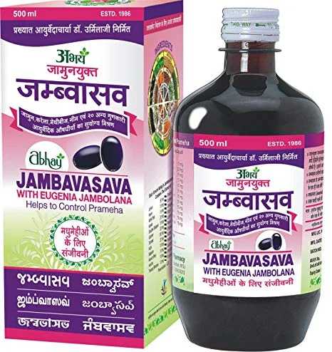 jambavasava 500ml abhay ayurvedic pharmacy